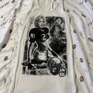 Vintage Style Graphic Tank Top